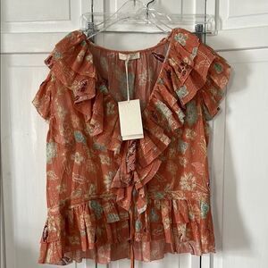 NWT Ulla Johnson Kaede blouse in Mesa Floral - Size 8